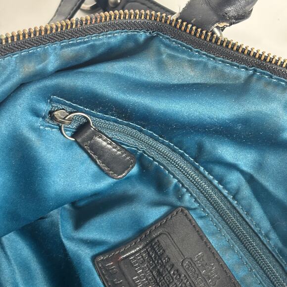 Coach Madison Sophia Sequin Op Art Satchel – Black/Gunmetal (Style 18940) - Picture 9 of 9